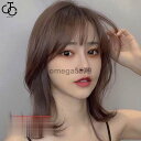 レディースウィッグ フルウィッグ 女性用ウイッグ セミロングウィッグ フルウィッグ 耐熱ウィッグ 自然 ウイッグ エクステンションかつら イメチェン(4)