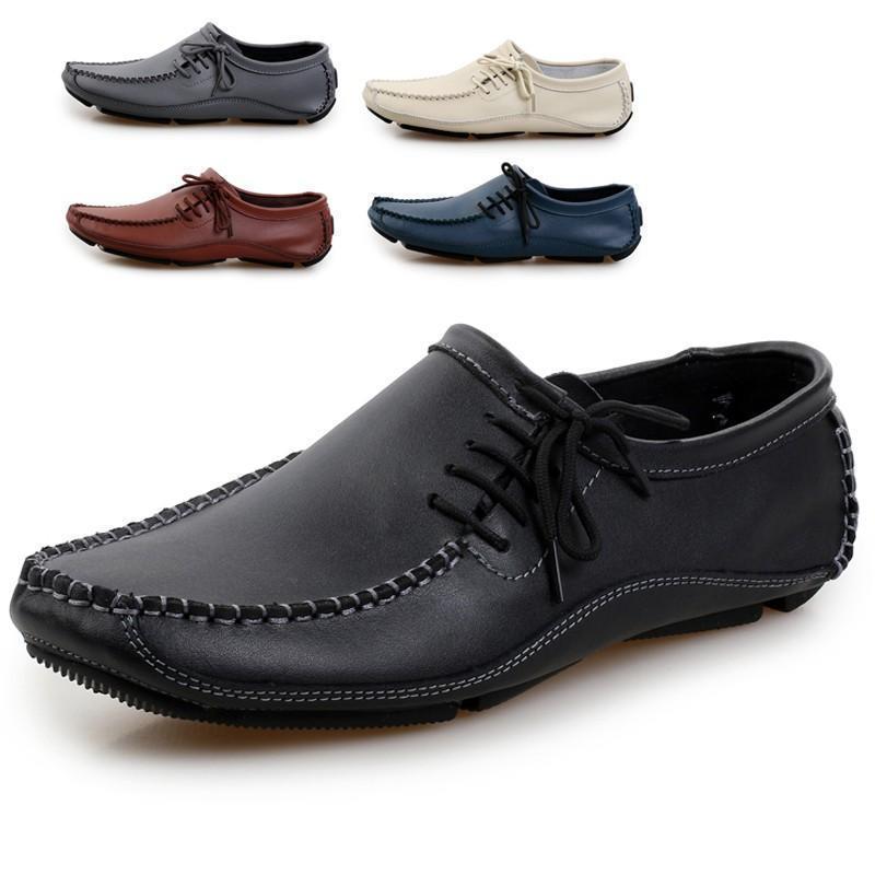 メンズシューズ スリッポン ローファー 革靴 レザー デッキシューズ ドライビングシューズ モカシン メンズ紳士靴　春 夏 カジュアルシューズ　コンフォート