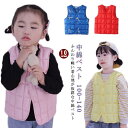 ダウン風ベスト キッズ コート 男の子 女の子 アウター 韓国子供服 中綿ベスト 子供服 子ども服 子供コート ノースリーブ スナップボタ(4)