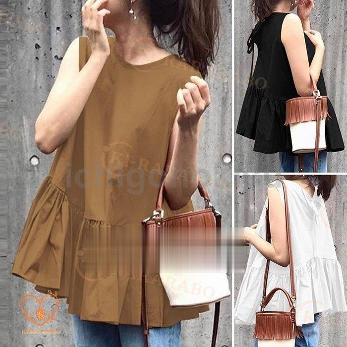 ノースリーブ tシャツ レディース カジュアル トップス 袖なし 春夏 ゆったり おしゃれ 無地 トップス ..