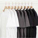 Tシャツ メンズ 半袖 無地 丈長 ロング丈 綿100
