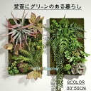 フェイクグリーン 壁掛け 造花 人工観葉植物 寄せ植え お祝い 壁 ティランドシア アレンジ おしゃれ 木製パネル アートフラワー グリーンパネル壁