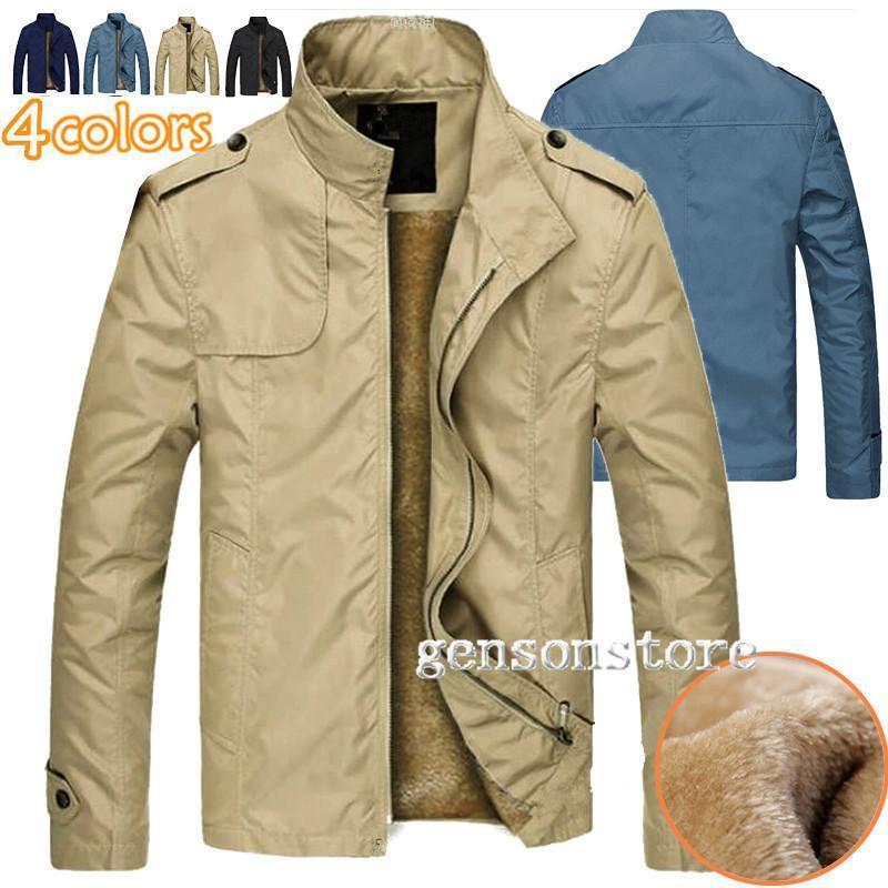 ブルゾン メンズ ジャケット フライトジャケット アウター ジャンパー 秋服 スタンドカラー 裏起毛 メンズアウター カジュアルジャケット 30代 40代 50代素材 :ポリエステル詳細サイズ(cm) :バスト/肩幅/着丈/袖丈cmM 10...