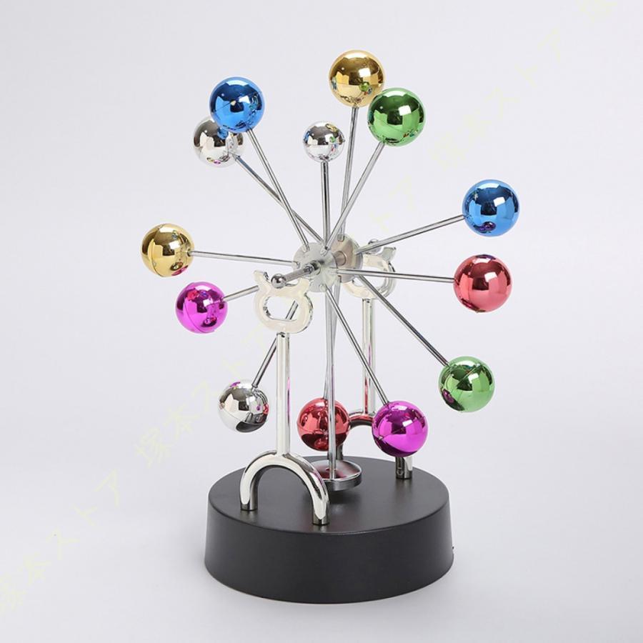 振り子ボール 天体軌道磁気ボール 永久運動 オブジェ 永久運動玩具 物理学振り子 磁気永久運動 物理学 ..