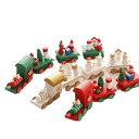 クリスマス 車 置物 オーナメントサンタクロース 3個セットクリスマス おもちゃ 可愛い 列車 クリスマス 飾り プレゼント こども ギフト 雑貨 贈り物 装飾...