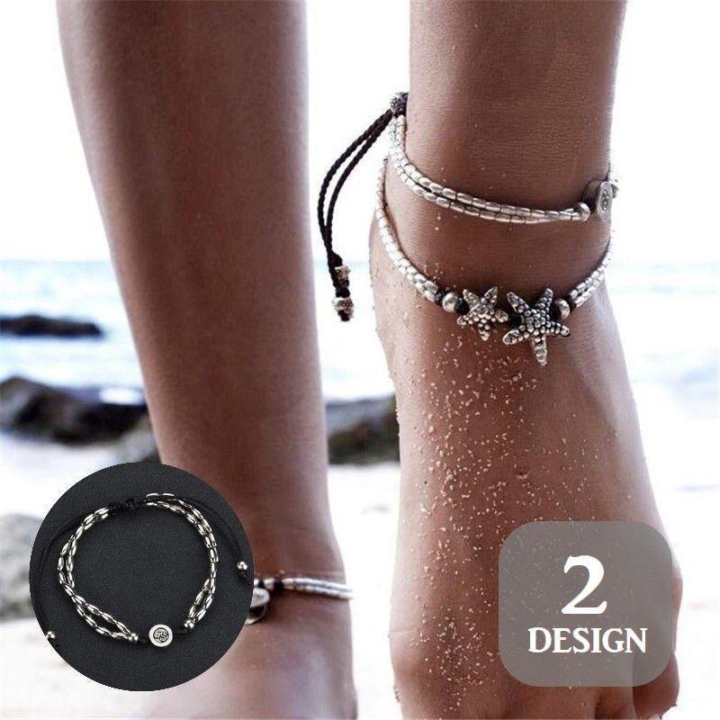 アンクレット アクセサリー ファッション小物 カジュアル ヒトデ ロゴ かわいい おしゃれ お出かけ プ..
