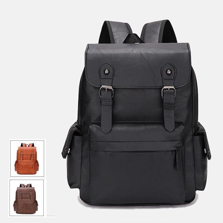 楽天ECフェンスショップリュック メンズ リュックサック pu革　デイパック　ビジネス　バックパック　レザー　通勤通学　旅行　出張　アウトドア　自転車鞄　カバン　男女兼用