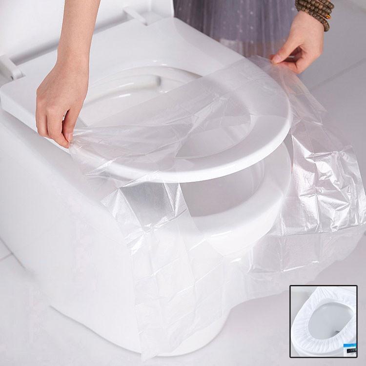 40/100枚 便座シート 使い捨て トイレシートカバー 抗菌 防災グッズ 便器 汚れ防止 清潔 介護 トイレパ..