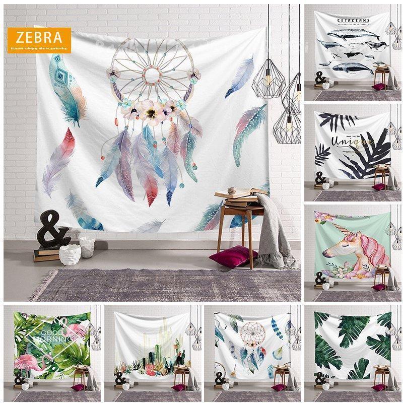 タペストリーは、お部屋を一切傷つけずに、汚さずに、しかも、簡単にリフォーム、アレンジできるアイテムです(^^?賃貸もOK！！マンション?アパートの壁に、合わせて楽しんじゃおう！壁にかけるのはもちろん！家具のカバーや収納ペースの目隠し、テーブ...