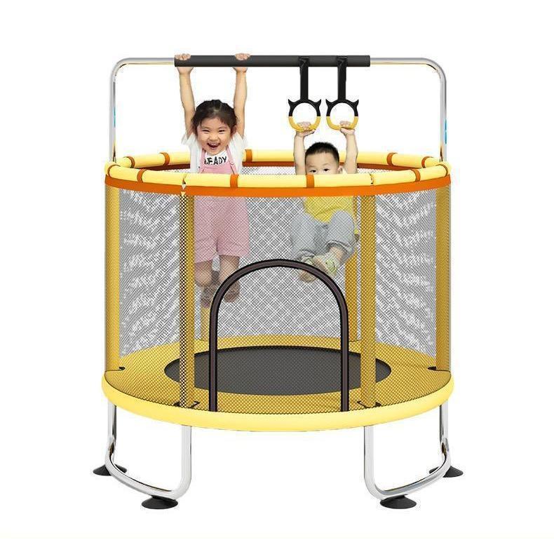 トランポリン ネット付き 囲い 大型 子供用 大人用 室内 120cm 耐荷重200kg 大きい 安全ネット スプリ..