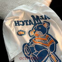 Tシャツ レディース 半袖 トップス ゆるTシャツ 丸首 大きいサイズ プルオーバー カジュアル 着痩せ 上着 夏新作 可愛い ペアルック カップル 2022