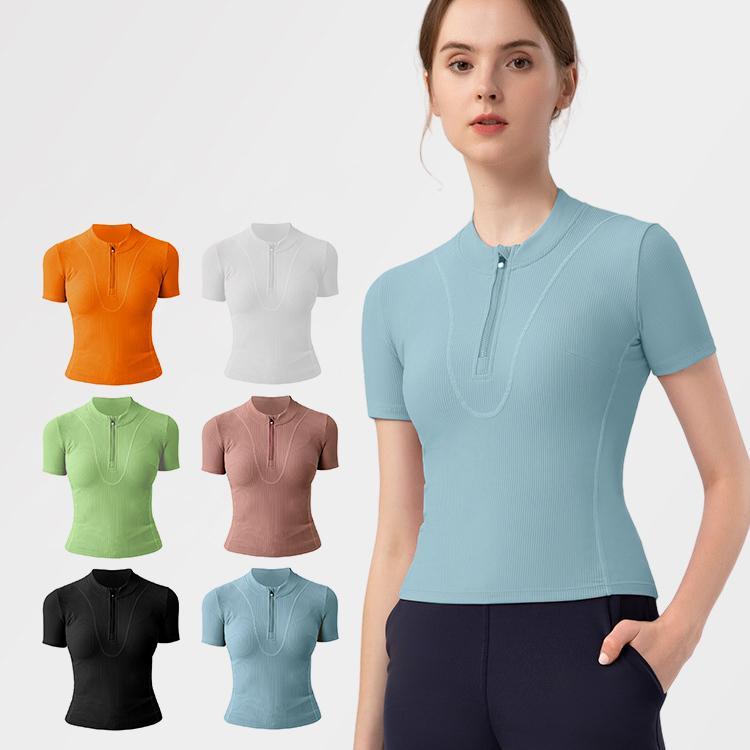 tシャツ レディース スポーツ ヨガウェア フィットネス トレーニング トップス 加圧 引き締め 吸汗速乾