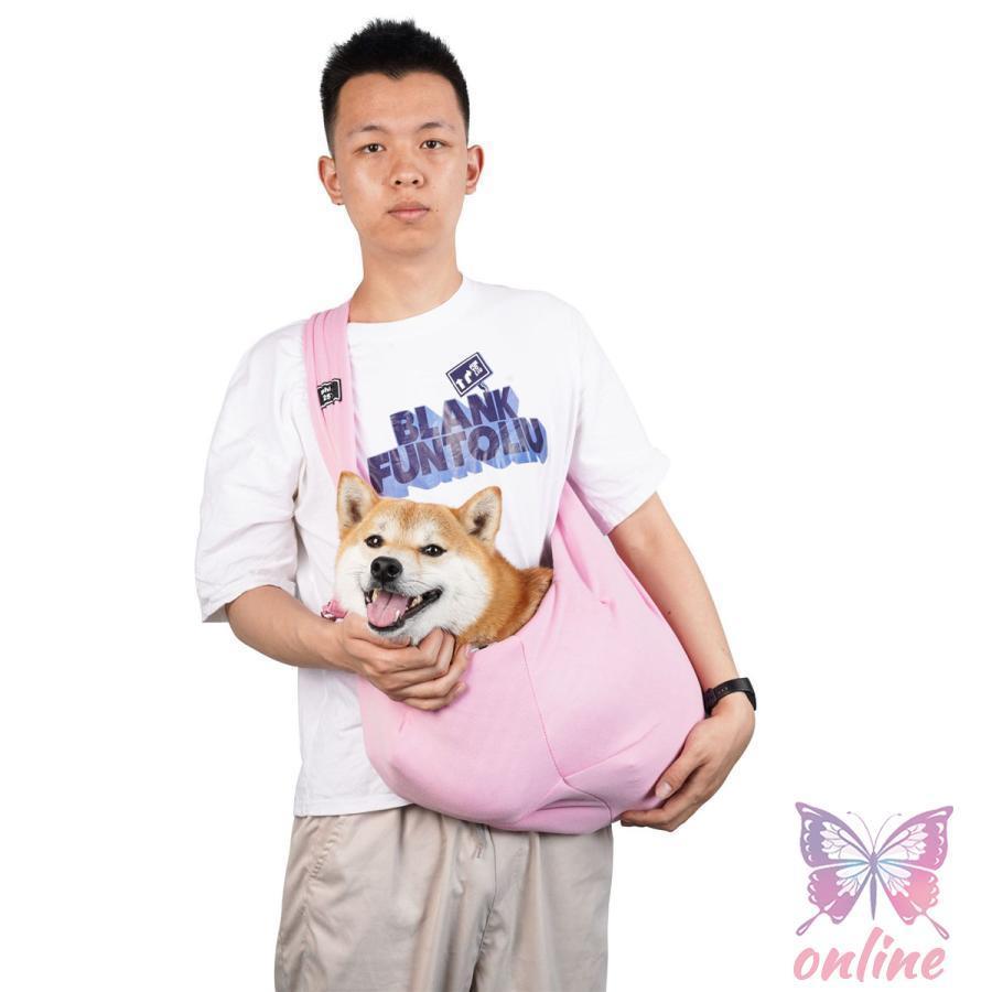 明日まで ペットスリング 抱っこ紐 ひも バッグ ドッグ キャット 小型犬 中型犬 猫 ペット用品 老犬 長さ調整 調節 キャリー 旅行 運ぶ 室外