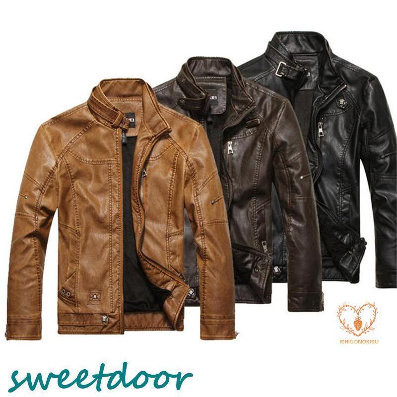 ****商品****★素材 ：PUレザー★カラー：イエロー　ブラウン　ブラック★サイズ/cm　（ご購入前、ぜひ実寸をごください）【 M】着丈約62cm胸囲約102cm 肩幅約43cm袖丈約61cm【 L】着丈約64cm胸囲約106cm 肩幅約44cm袖丈約62cm【 XL】着丈約67cm胸囲約110cm 肩幅約46cm袖丈約64cm【2XL】着丈約69cm胸囲約114cm 肩幅約47cm袖丈約65cm【3XL】着丈約72cm胸囲約118cm 肩幅約49cm袖丈約67cm●実寸は平置実寸。計測の仕方で若干の誤差がありますので参考程度。●サイズ違いによる返品?交換は対応致しかねますので、必ず実寸サイズをご下さい。●注文された場合は同梱可能です。●掲載画像のお色に関しては、お客様の各パソコンのモニターや光源の度合で画像と誤差が出る場合がございます。ご理解頂いた上ください。