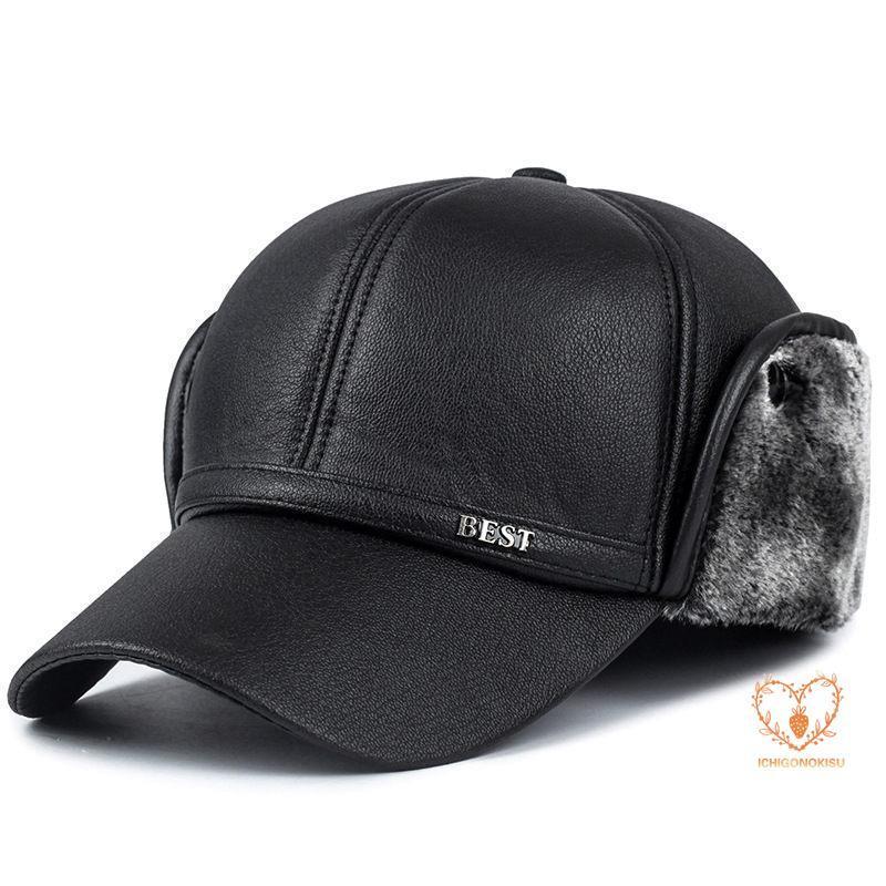 帽子 キャップ メンズ レディース 裏ボア ワークキャップ 秋冬 防風 耳当て つば付き 野球帽 防寒 暖か スポーツ 紳士 運動会 自転車 寒さ対策
