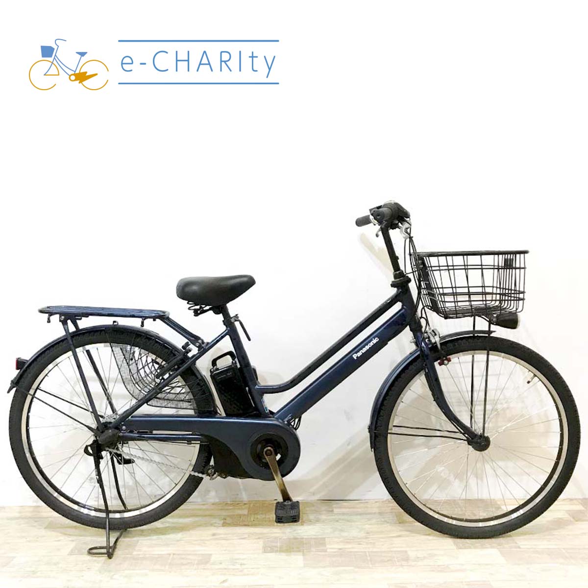 楽天市場】電動自転車 中古（カラーネイビー）（電動アシスト自転車