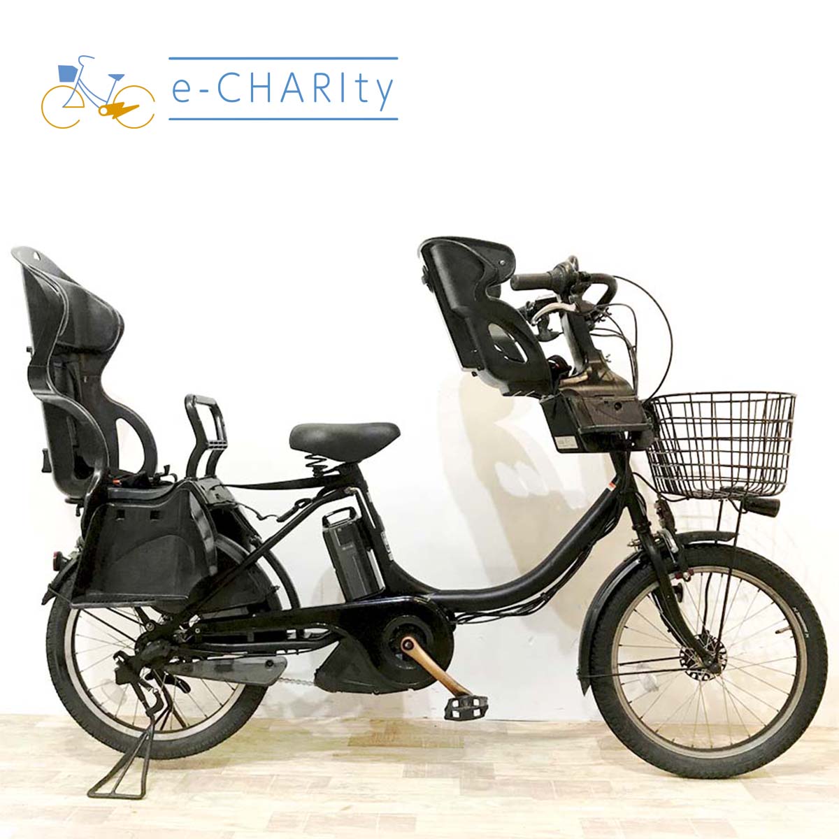 楽天マラソン期間ポイント5倍！【中古】 電動自転車 子ども乗せ 子供乗せ ヤマハ P...