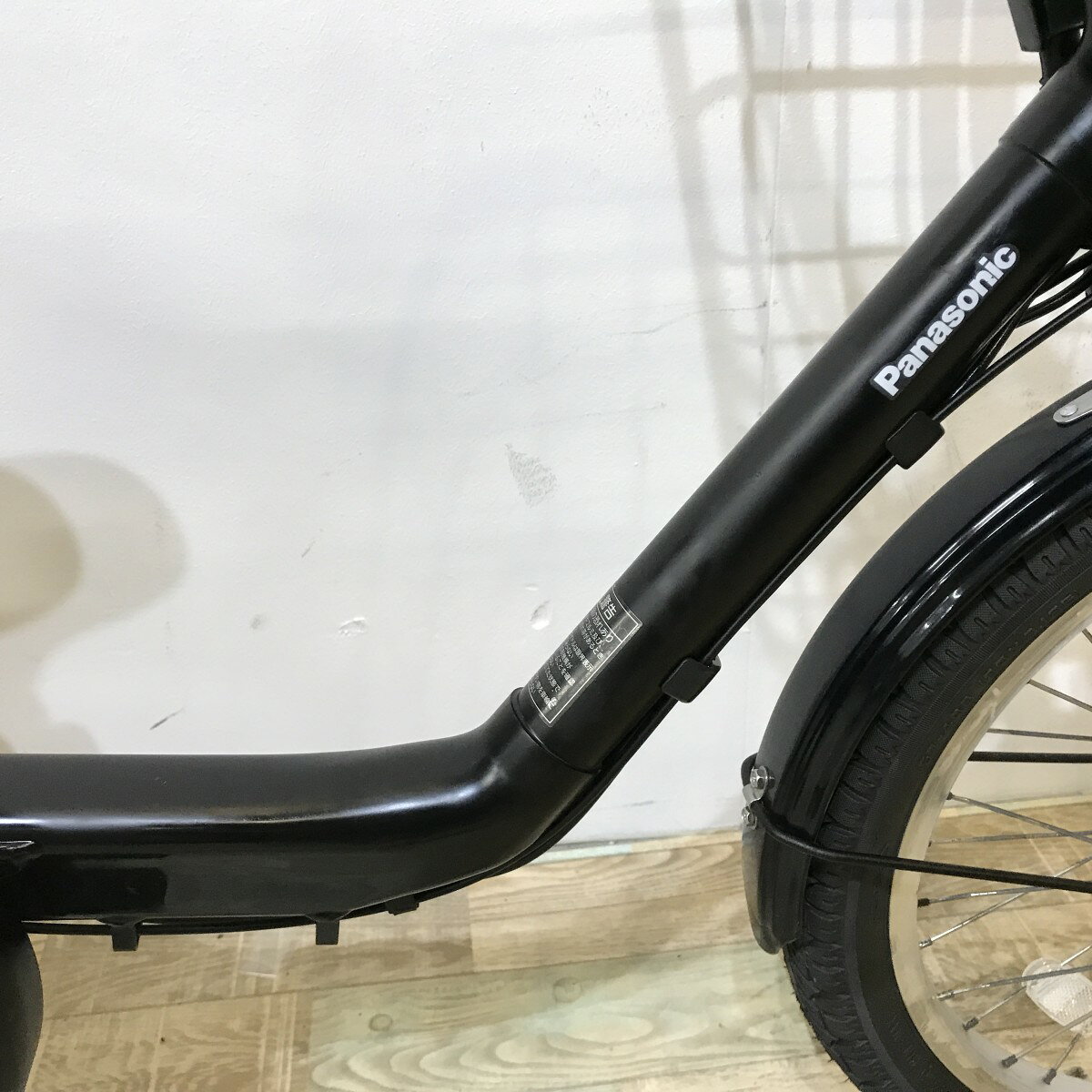 【中古】 電動自転車 子ども乗せ 子供乗せ パナソニック ギュットミニDX ブラック ...