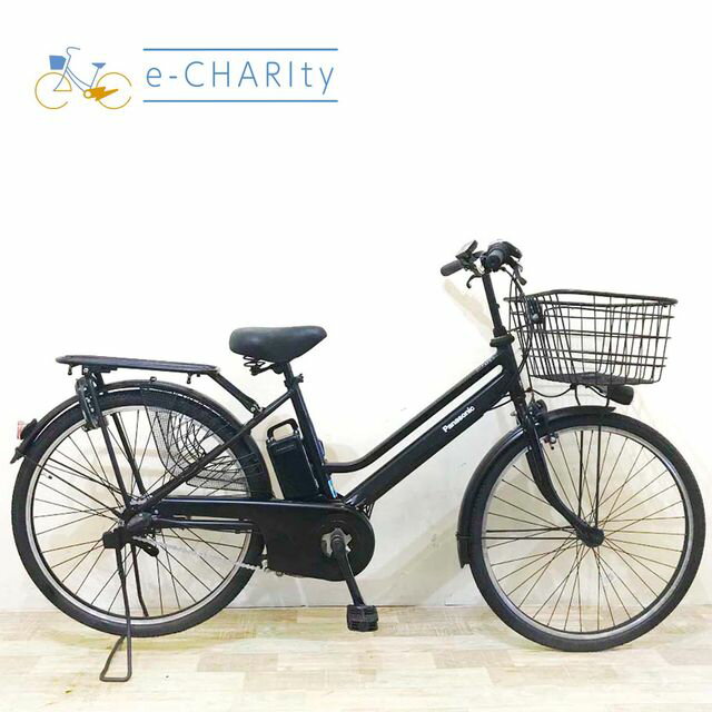 【4日間限定★3000円OFFクーポン配布】【中古】 電動自転車 ママチャリ パナソニック ティモ S ブラック 26インチ KZ063 電動アシスト自転車 【神戸在庫】