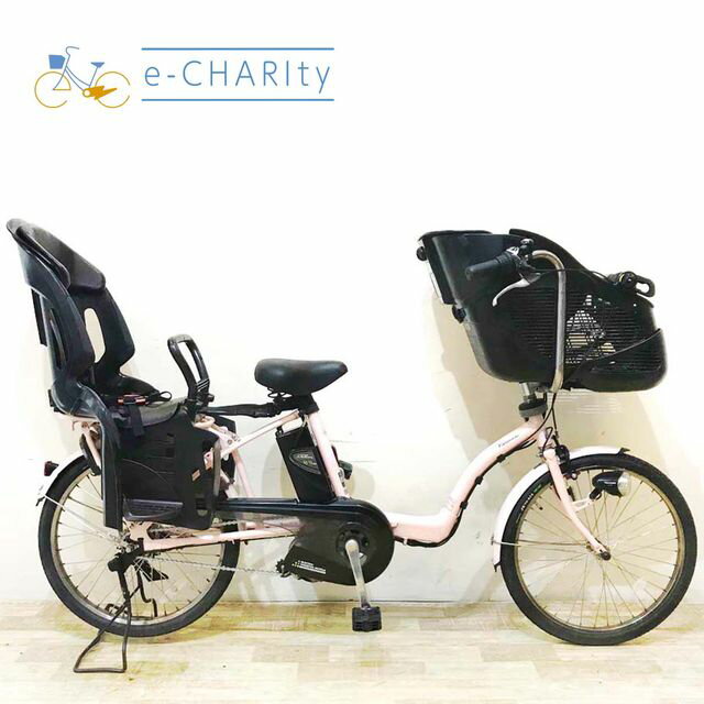 【8日間限定★3000円OFFクーポン配布】【中古】 電動自転車 子ども乗せ 子供乗せ パナソニック ギュット ミニ ピンク 20インチ KZ088 電動アシスト自転車 【神戸在庫】