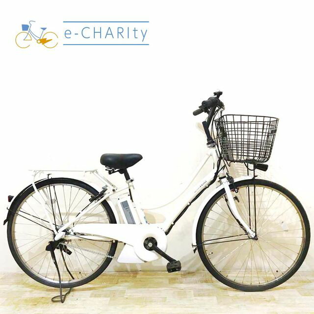 【8日間限定★3000円OFFクーポン配布】【中古】 電動自転車 ママチャリ ヤマハ PAS Ami パス アミ ホワイト 26インチ KZ120 電動アシスト自転車 【神戸在庫】