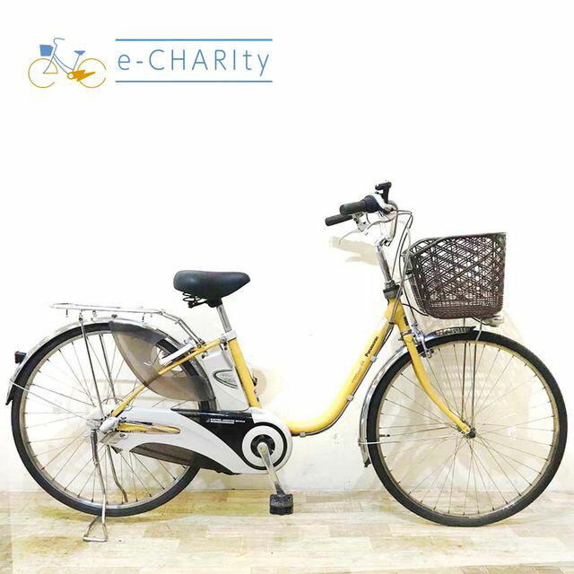 【中古】 電動自転車ママチャリパナ...