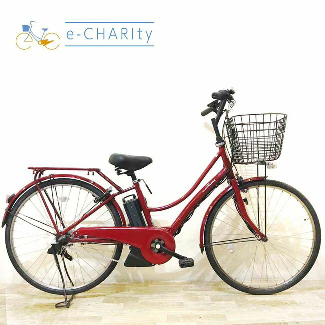 【4日間限定★3000円OFFクーポン配布】【中古】 電動自転車 ママチャリ ヤマハ PAS Ami パス アミ レッド 26インチ KA032 電動アシスト自転車 【神戸在庫】