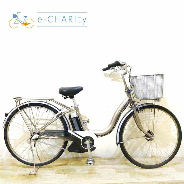 【4日間限定★3000円OFFクーポン配布】【中古】 電動自転車 ママチャリ ブリヂストン アシスタ DX ゴールド 26インチ KA044 電動アシスト自転車 【神戸在庫】