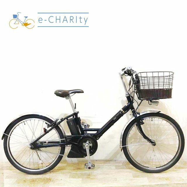 【8日間限定★3000円OFFクーポン配布】【中古】 電動自転車 シティ ヤマハ PAS CITY V パス シティ V ブラック 24インチ KA077 電動アシスト自転車 【神戸在庫】