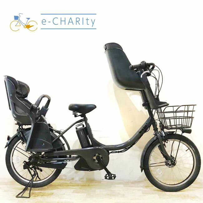 【4日間限定★3000円OFFクーポン配布】【中古】 電動自転車 子ども乗せ 子供乗せ ブリヂストン bikke 2 e ビッケ ツー イー グレー 20インチ KZ140 電動アシスト自転車 【神戸在庫】(4)