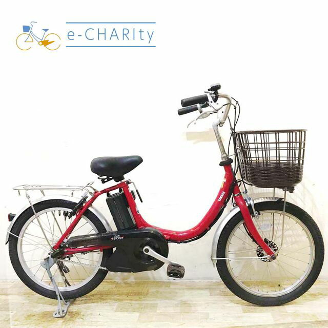 【8日間限定★3000円OFFクーポン配布】【中古】 電動自転車 小径車 ヤマハ PAS SION U パス シオン U レッド 20インチ KA110 電動アシスト自転車 【神戸在庫】
