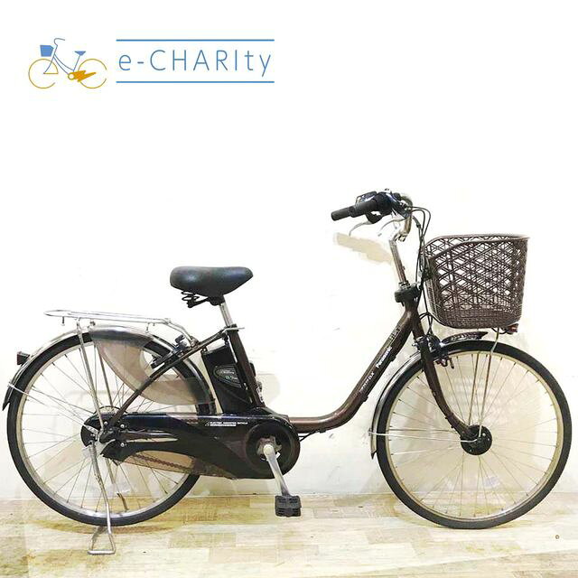 【8日間限定★3000円OFFクーポン配布】【中古】 電動自転車 ママチャリ パナソニック ビビ DX ブラウン 24インチ KA118 電動アシスト自転車 【神戸在庫】