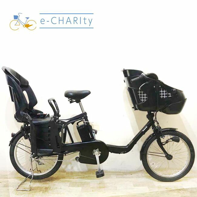 【8日間限定★3000円OFFクーポン配布】【中古】 電動自転車 子ども乗せ 子供乗せ パナソニック ギュット ミニ DX ブラック 20インチ KA120 電動アシスト自転車 【神戸在庫】