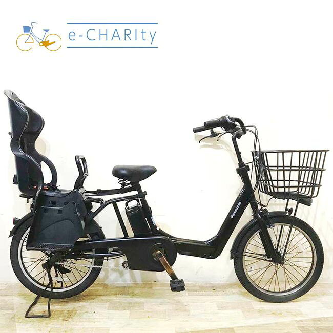【8日間限定★3000円OFFクーポン配布】【中古】 電動自転車 子ども乗せ 子供乗せ パナソニック ギュット アニーズ DX ブラック 20インチ KA122 電動アシスト自転車 【神戸在庫】