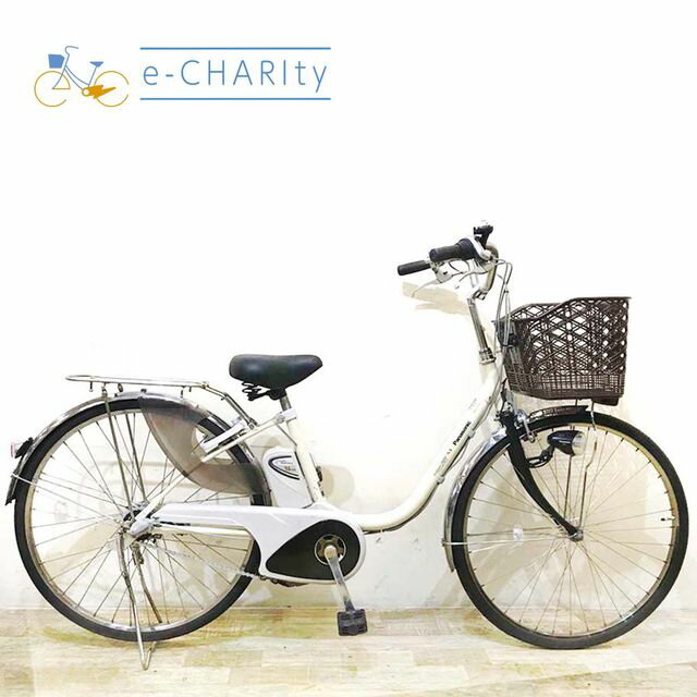 【P10倍★スーパーセール限定】【中古】 電動自転車 ママチャリ パナソニック ビビ NX アイボリ ...