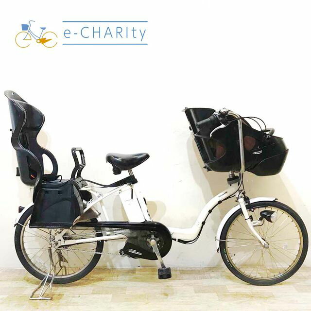 【中古】 電動自転車 子ども乗せ 子供乗せ パナソニック ギュット ミニ ホワイト 20インチ KC039 電動アシスト自転車 【神戸在庫】