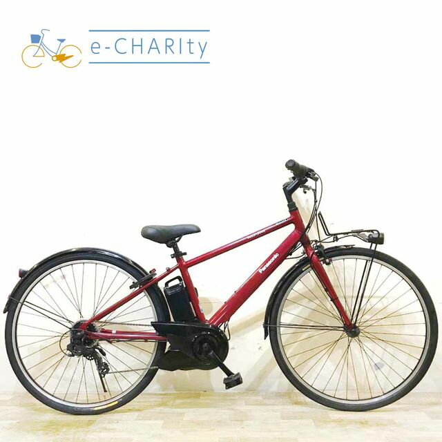 【楽天マラソン★クーポン配布中】【中古】 電動自転車 スポーツ パナソニック ベロスター レッド 700×38C KC054 電動アシスト自転車 【神戸在庫】