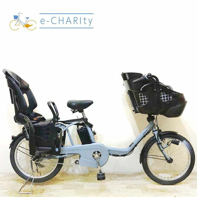 【楽天マラソン★クーポン配布中】【中古】 電動自転車 子ども乗せ 子供乗せ パナソニック ギュット ミニ DX ブルー 20インチ KC078 電動アシスト自転車 【神戸在庫】