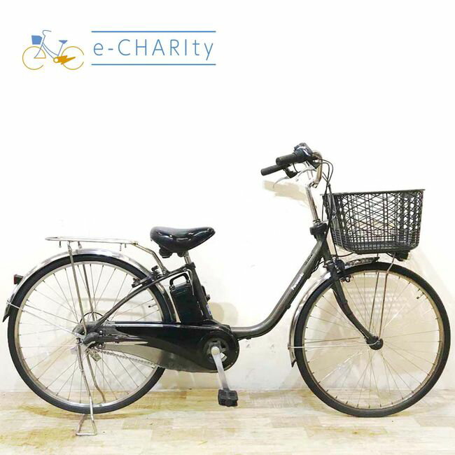 【楽天マラソン★クーポン配布中】【中古】 電動自転車 ママチャリ パナソニック ビビ DX ブラウン 26インチ KC088 電動アシスト自転車 【神戸在庫】