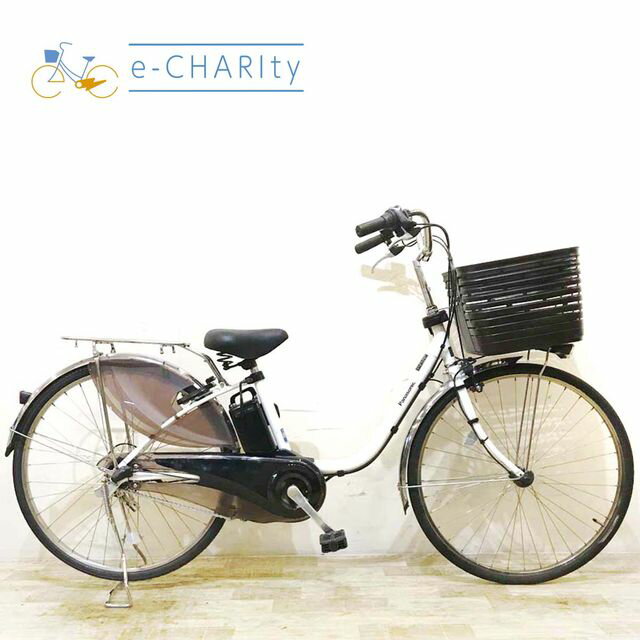 【楽天マラソン★クーポン配布中】【中古】 電動自転車 ママチャリ パナソニック ビビ DX ホワイト 26インチ KC103 電動アシスト自転車 【神戸在庫】