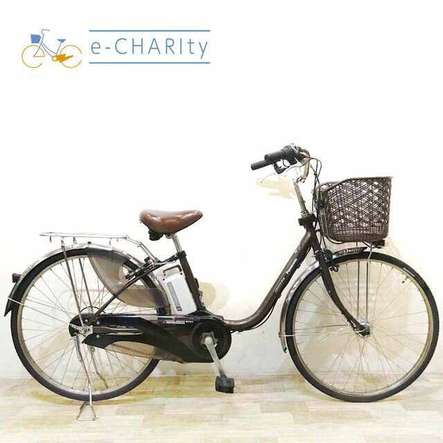 【中古】 電動自転車 ママチャリ パナソニック ビビ PX ブラウン ...(4.0)