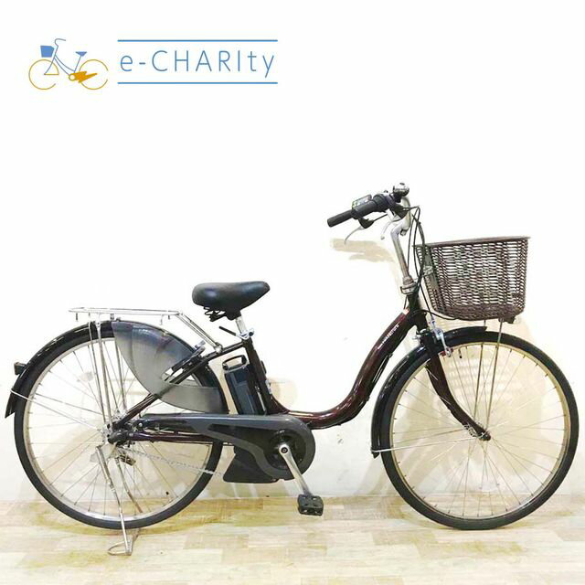 【楽天マラソン★クーポン配布中】【中古】 電動自転車 ママチャリ ヤマハ PAS ナチュラ XL ブラウン 26インチ KD017 電動アシスト自転車 【神戸在庫】