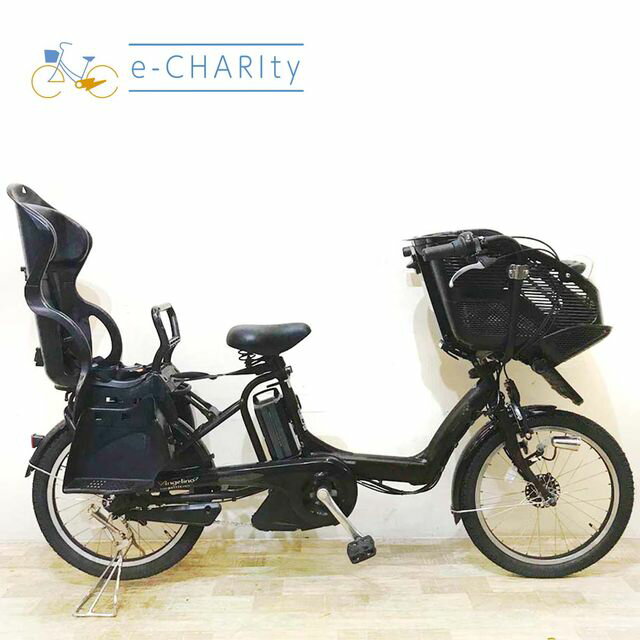 【中古】 電動自転車 子ども乗せ 子供乗せ ブリヂストン アンジェリーノ プティット e ブラウン 20インチ KD045 電動アシスト自転車 【神戸在庫】