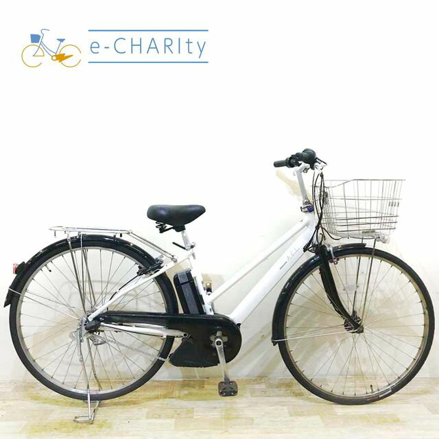 【中古】 電動自転車 シティ ブリヂストン ACL ホワイト 27インチ KD047 電動アシスト自転車 【神戸在庫】