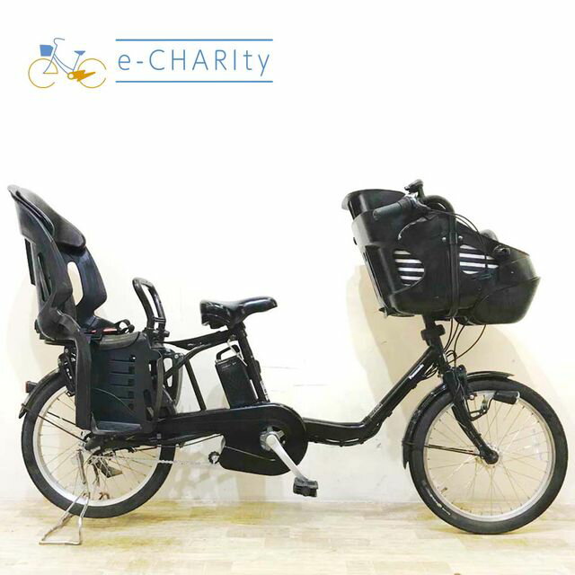 【中古】 電動自転車 子ども乗せ 子供乗せ パナソニック ギュット ミニ DX ブラック 20インチ KD048 電動アシスト自転車 【神戸在庫】