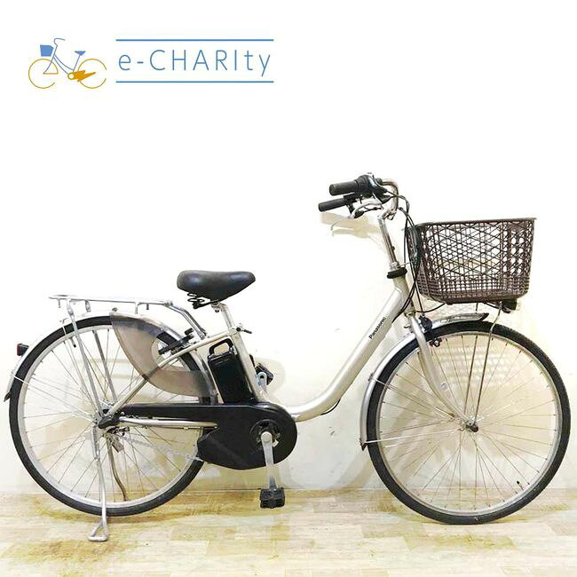 【中古】 電動自転車 ママチャリ パナソニック ビビ L ゴールド 26インチ KD118 電動アシスト自転車 【神戸在庫】