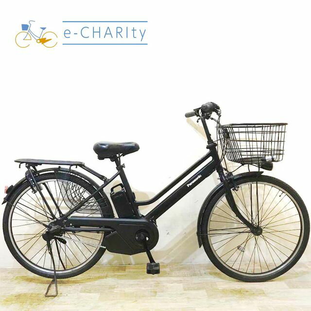 【中古】 電動自転車 ママチャリ パナソニック TIMO S ティモ S ブラック 26インチ KE011 電動アシスト自転車 【神戸在庫】