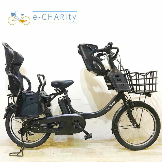 【中古】 電動自転車 子ども乗せ 子供乗せ ヤマハ PAS Babby un パス バビー アン ブラック 20インチ KE023 電動アシスト自転車 【神戸在庫】