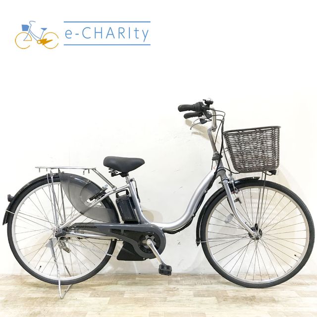 樂天商城 - 【中古】 電動自転車 ママチャリ ヤマハ PAS ナチュラ S シルバー 26インチ KF089 電動アシスト自転車 【神戸在庫】