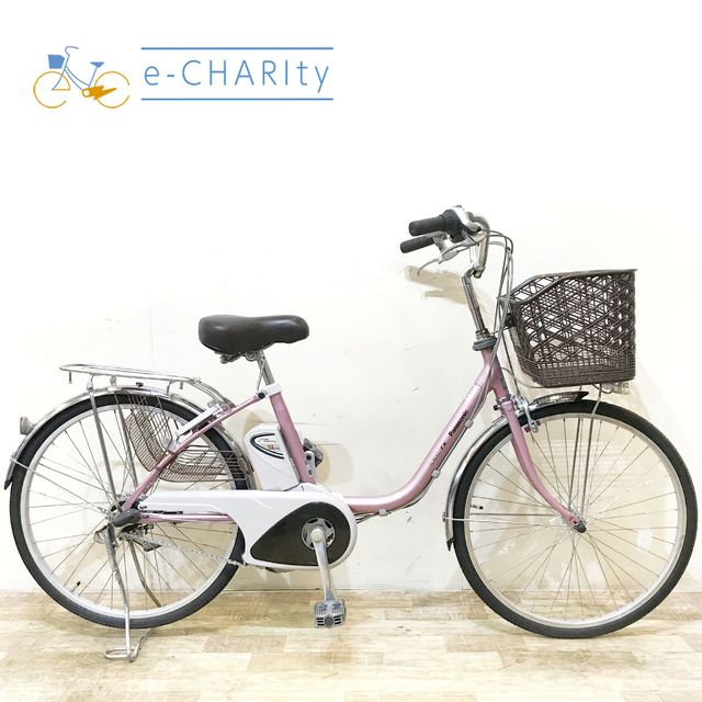 樂天商城 - 【中古】 電動自転車 ママチャリ パナソニック ビビ TX ピンク 24インチ KF091 電動アシスト自転車 【神戸在庫】